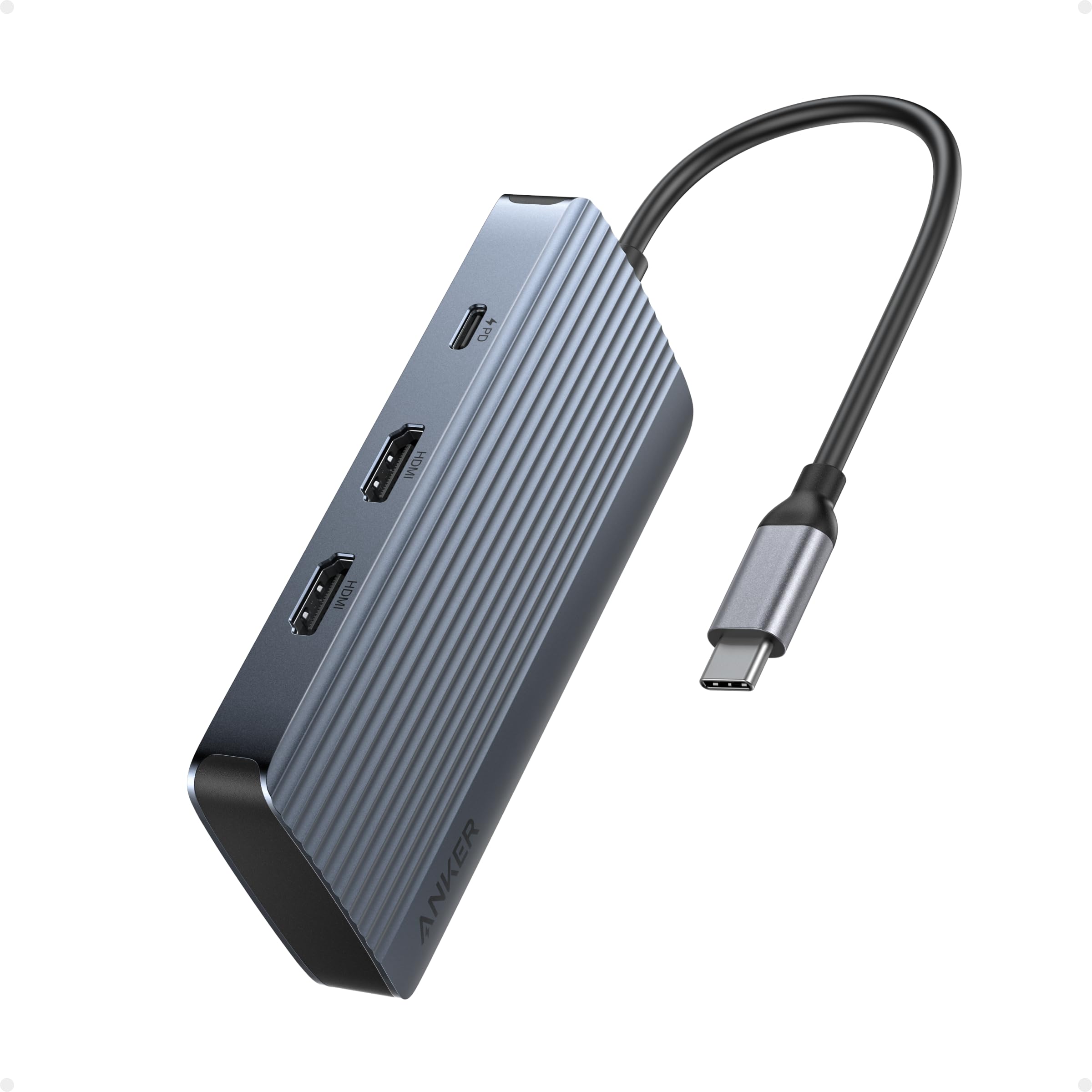 Refurbished USB-C Hub (7-in-1, Dual Display)
